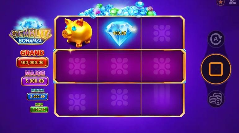 Win grand jackpot spinning Gem Blitz Bonanza slot