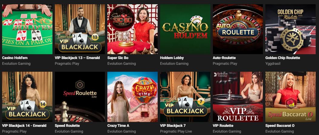 Play live dealer games with real croupiers online at Flamez Casino